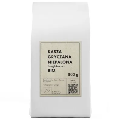 The Planet Kasza gryczana niepalona bezglutenowa 800 g Bio