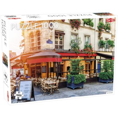 Puzzle 1000 el. Cafe in Paris Tactic