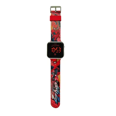 Zegarek LED z kalendarzem Spiderman SPD4800