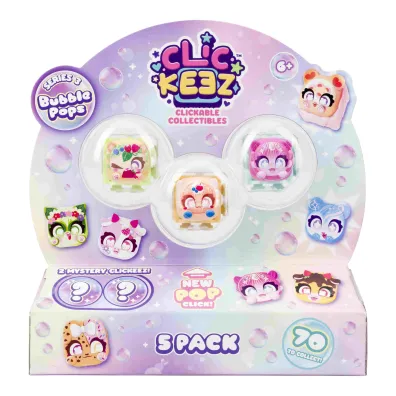 Bubble Pops Clickeez seria 3 5szt.mix