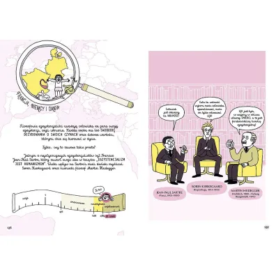 Wielcy filozofowie - prawdziwi m�drcy to buntownicy. Naukomiks