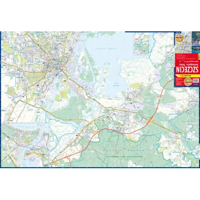 Szczecin plan miasta 1:22 000 papier 2025