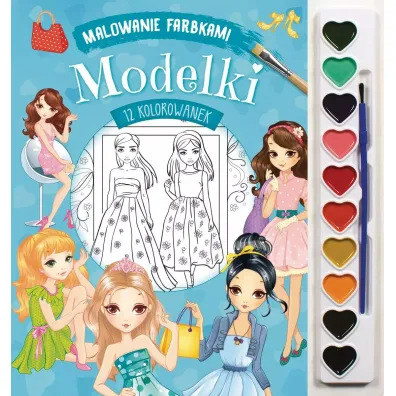 Malowanie farbkami. Modelki - Izabella Sie�ko-Holewa