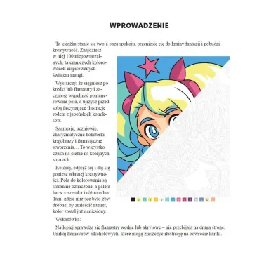 Art therapy. Kolorowanka antystresowa. Manga. Zagadkowe rysunki