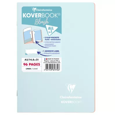 Clairefontaine Zeszyt A5 ice blue linia 48 kartek