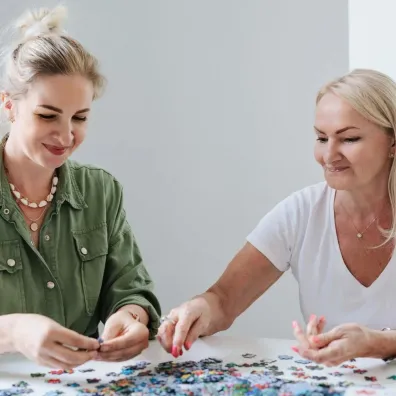 Puzzle 1000 el. Weso�y kotek Trefl