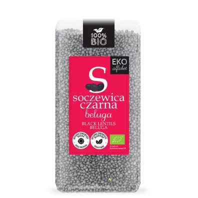 Eko Alfabet Soczewica czarna beluga 400 g Bio