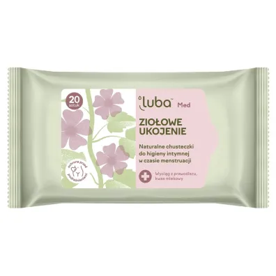 Luba Med Zio�owe Ukojenie naturalne chusteczki do higieny intymnej 20 szt.