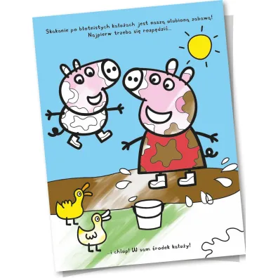 Weso�e zabawy. �winka Peppa.  Maluj�, bo lubi�