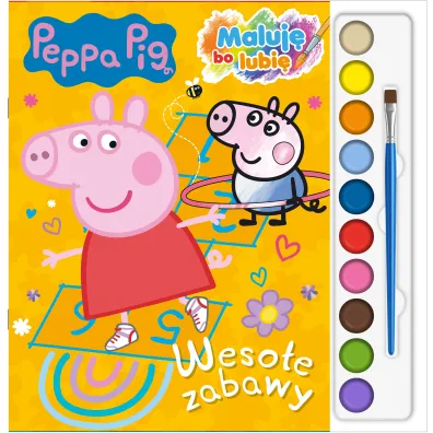 Weso�e zabawy. �winka Peppa.  Maluj�, bo lubi�