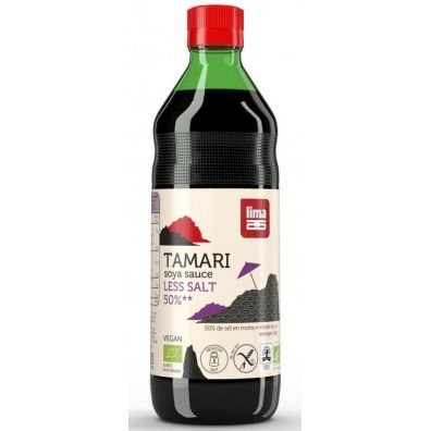 Lima Sos sojowy Tamari 50% mniej soli bezglutenowy 250 ml Bio