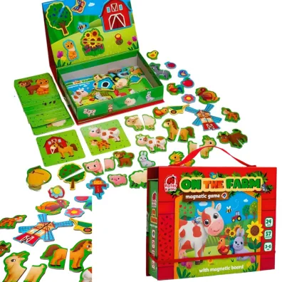 Puzzle Gra magnetyczna - Farma Roter Kafer