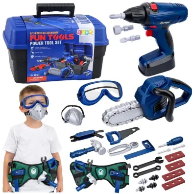 Zestaw ma�ego majsterkowicza ze srzynk� 30el. LeanToys