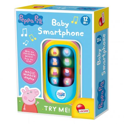 Edukacyjny smartfon Baby Smartphone winka Peppa Lisciani