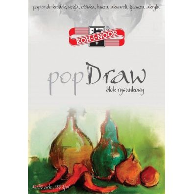 Koh-I-Noor Blok rysunkowy Pop Draw A4 180 g 30 kartek