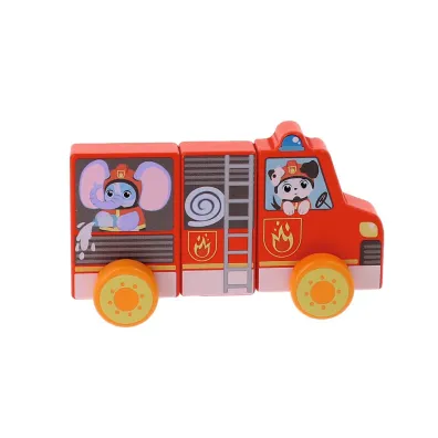 Zabawka drewniana Fire Truck 61786 Trefl