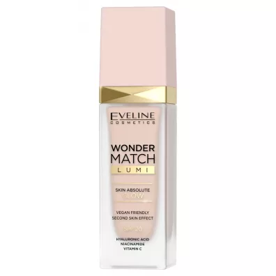 Eveline Cosmetics Wonder Match Lumi podkad rozwietlajcy do twarzy 05 Light Natural 30 ml