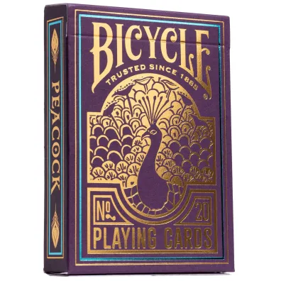 Karty Peacock Purple BICYCLE Quint