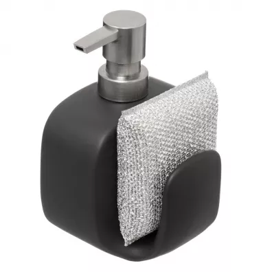 5five Simply Smart Dozownik na pyn z gbk Black 400 ml