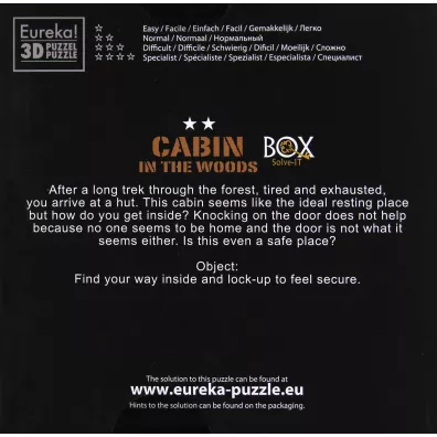 �amig��wka Escape Box Cabin in the Woods Secret poziom 2/4 Eureka 3D