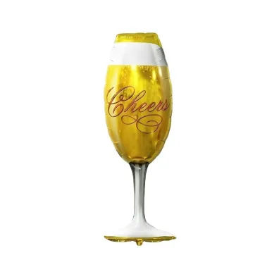 Godan Balon foliowy Kieliszek z�oty Cheers 22x73cm