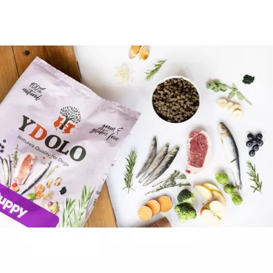 Ydolo Puppy - wieprzowina Iberico i ryby - karma pwilgotna dla szczenit 10 kg
