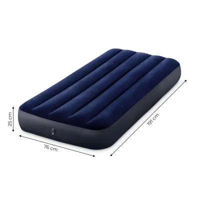 Intex Materac flokowany pojedynczy 76x191x25 64756