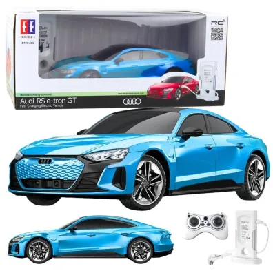 Audi RS E-tron GT R/C niebieski 1:14 LeanToys