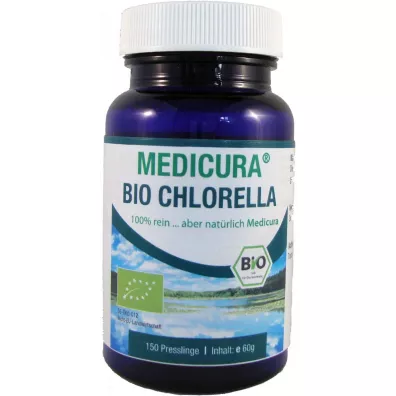 Medicura Chlorella (glony) w pastylkach Suplement diety 150 szt. Bio