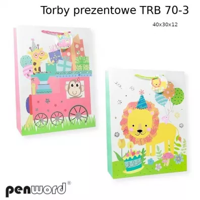 Penword Torebka prezentowa mix 40x30x12cm