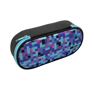Happy Color Pi�rnik saszetka z zamkiem i klapk� wewn�trzn�, owalny, PIXI blue
