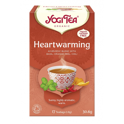 Yogi Tea Herbatka rozgrzewająca (heartwarming) 17 x 1,8 g Bio