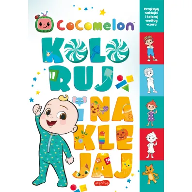 Koloruj i naklejaj. Cocomelon