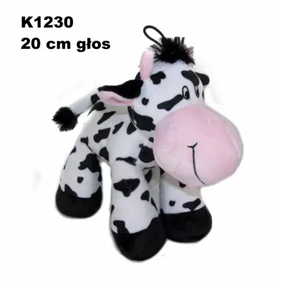 PLUSZAK KROWA Z GLOSEM 20CM STOJACA SA Sun-Day