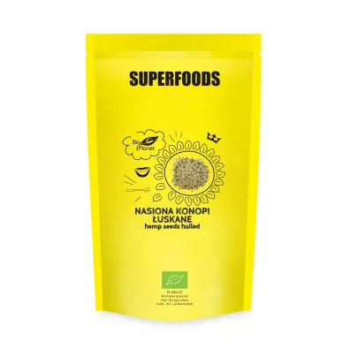 Bio Planet Nasiona konopi uskane Suplement diety 600 g Bio
