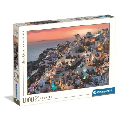 Puzzle 1000 el. HQ Shades Of Santorini Clementoni