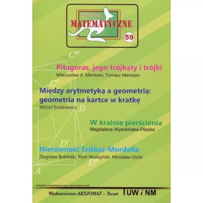 Miniatury matematyczne 59 Pitagoras, jego tr�jk�ty - Mieczys�aw K. Mentzen, Tomasz Mentzen