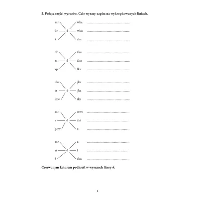 �wiczenia w terapii dysleksji i dysortografii dla uczni�w klas IV&ndash;VI � &ndash; U