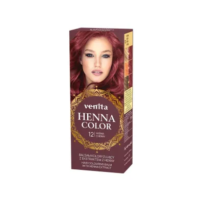 Venita Henna Color balsam koloryzuj�cy z ekstraktem z henny 12 Wi�nia 75 ml