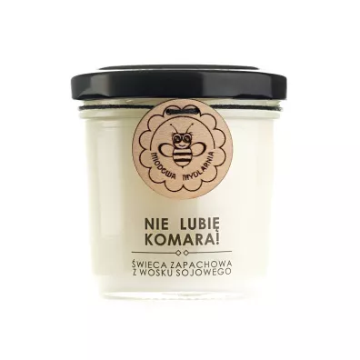 Miodowa Mydlarnia wieca z wosku sojowego Nie lubi komara! 120 ml