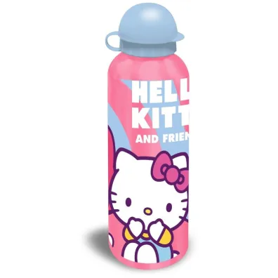 Bidon 500ml aluminium Hello Kitty 1szt. mix wzor�w HK50205