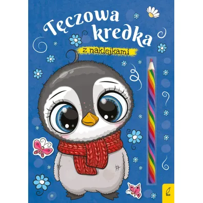T�czowa kredka. Pingwin