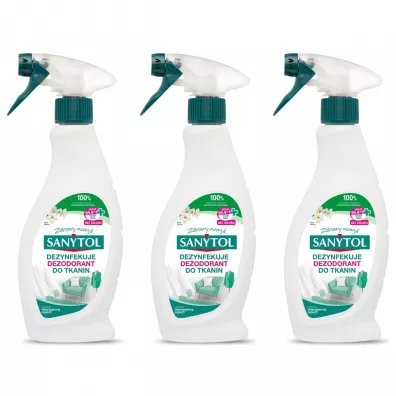 Sanytol Od�wie�aj�cy dezodorant do tkanin o zapachu bia�ych kwiat�w Zestaw 1.5 l