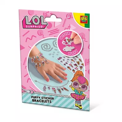 L.O.L. Puszyste bransoletki z naklejkami Ses Creative