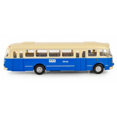 Autobus metalowy 1 43 Jelcz 272 mex niebieski WB DAFFI M-913