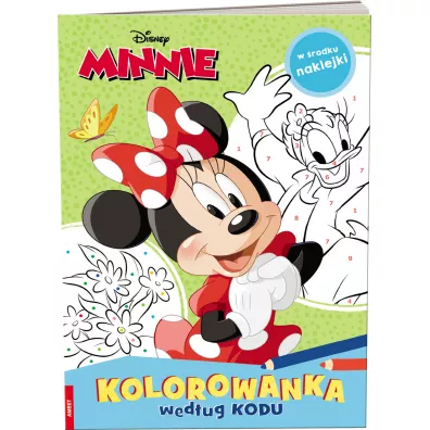 Minnie. Kolorowanka wed�ug kodu