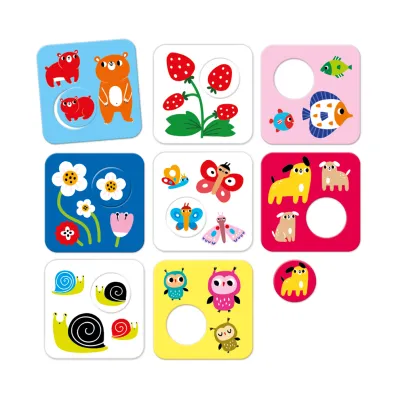 CzuCzu. Puzzle kontrastowe Tu pasuje 15 mies.+ Bright Junior Media