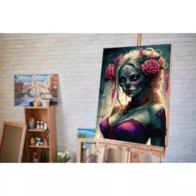 Twoje Hobby Malowanie po numerach - Kobieta z tatua�ami 40x50cm