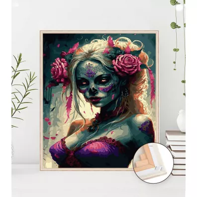 Twoje Hobby Malowanie po numerach - Kobieta z tatua�ami 40x50cm