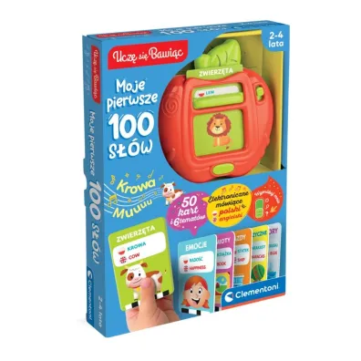 Moje Pierwsze 100 s��w polsko/angielskie CLEMENTONI 50283  CLM